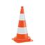  WEMAS Leitkegel Leitkegel tagesleuchtend, E750 3,1 kg orange Streifen weiß 12451707